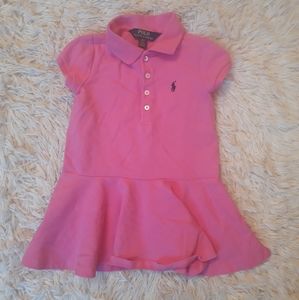 Polo Ralph Lauren dress 2T pink button up